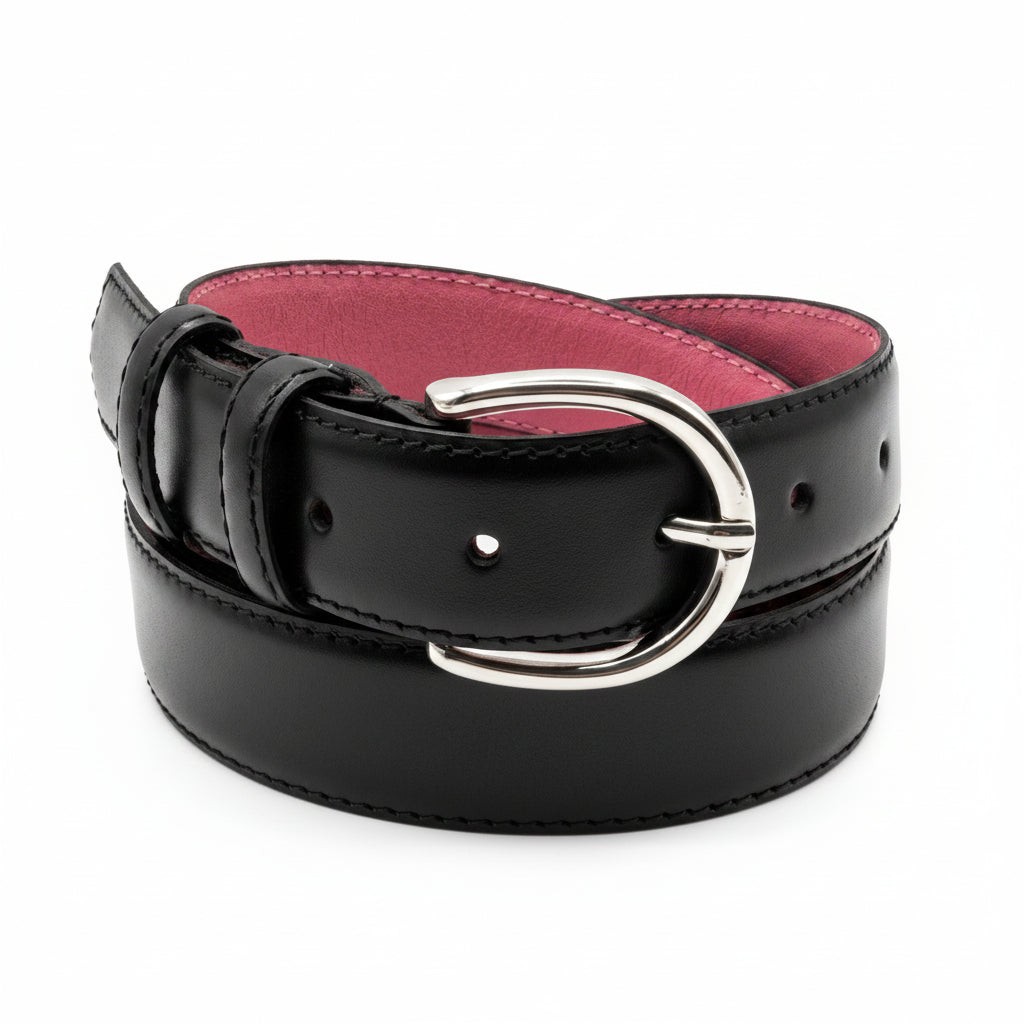 zwart dames riem - 3cm | 0031-1