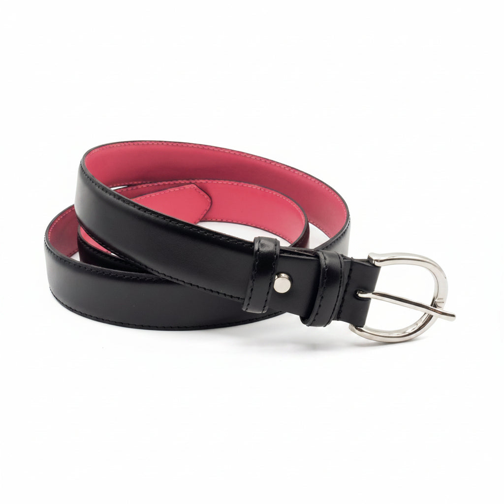 zwart dames riem - 3cm | 0031-1