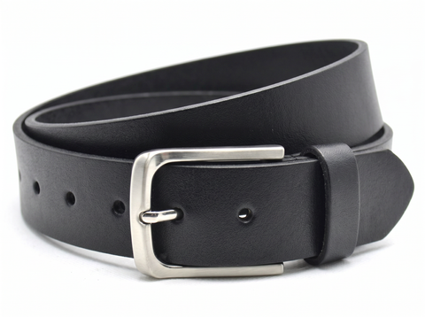 zwart jeans riem - 4cm | 356-1