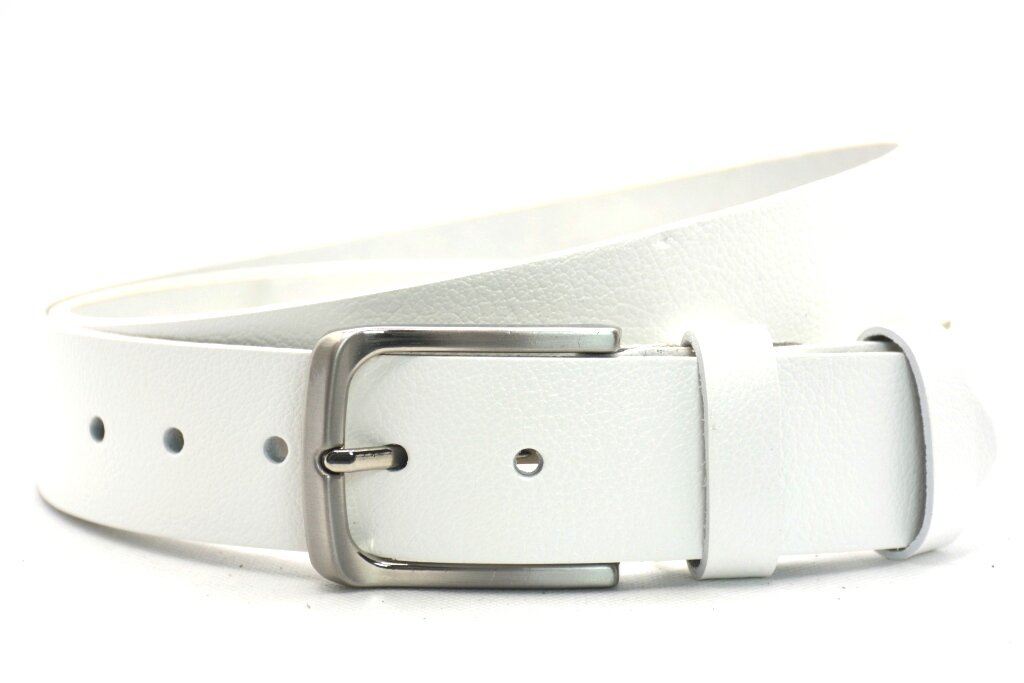 wit jeans riem - 4cm | 356-11