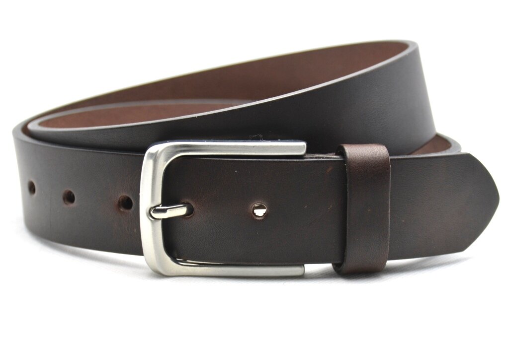 bruin jeans riem - 4cm | 356-2