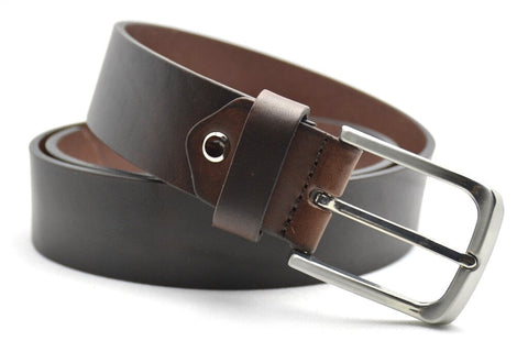 bruin jeans riem - 4cm | 356-2