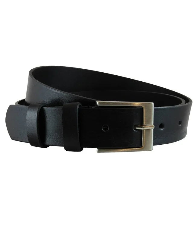 zwart jeans riem - 4cm | 40504-1