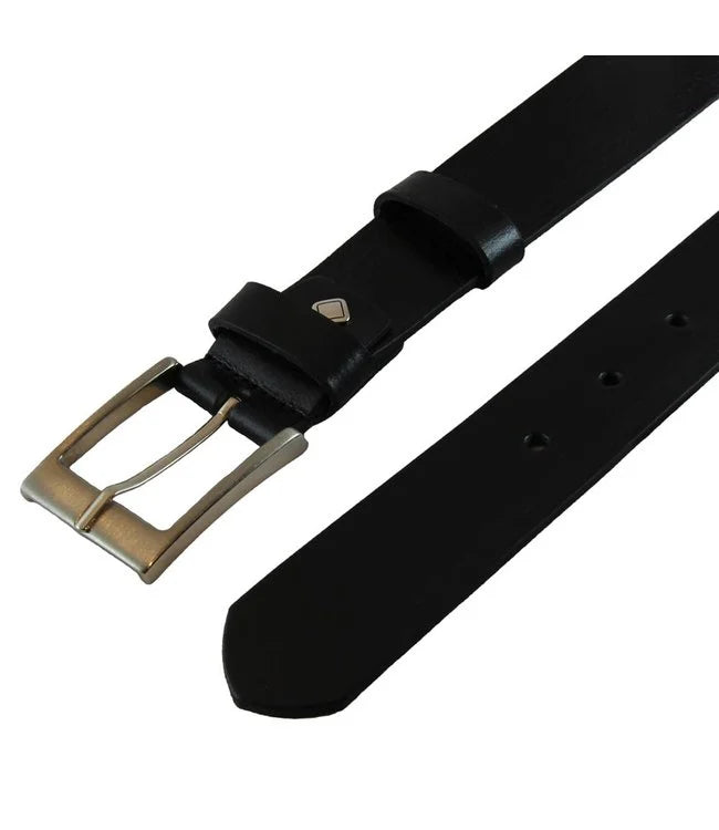 zwart jeans riem - 4cm | 40504-1