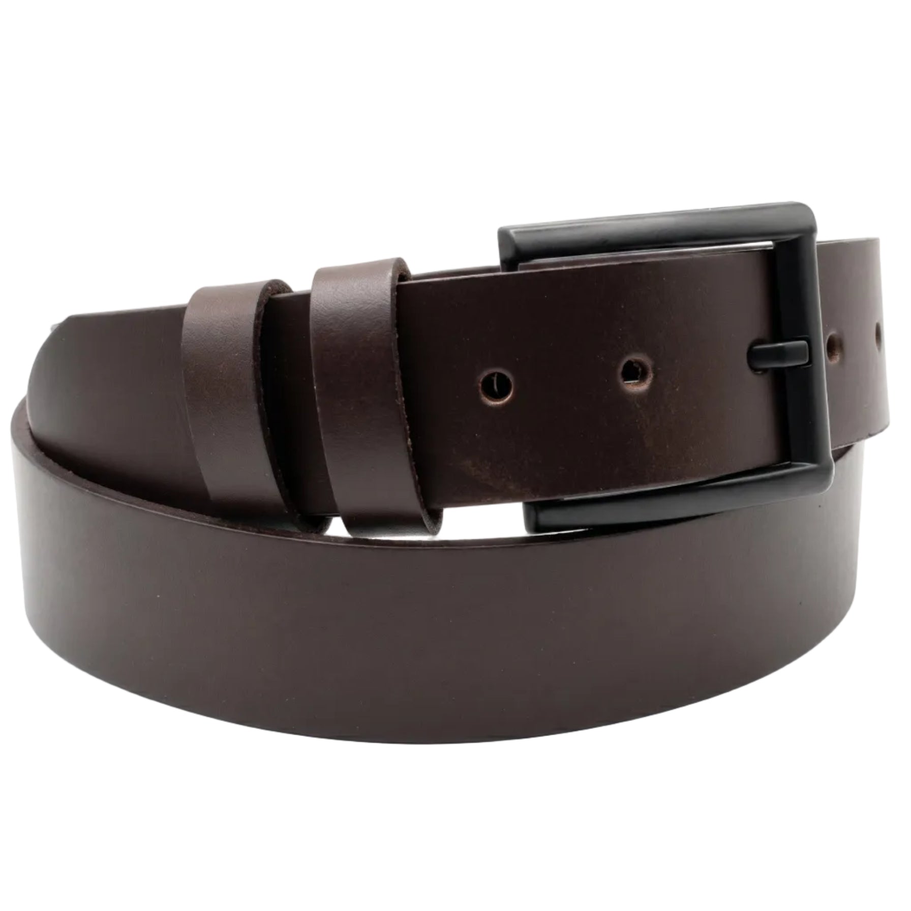 bruin jeans riem - 4cm | 40602-2