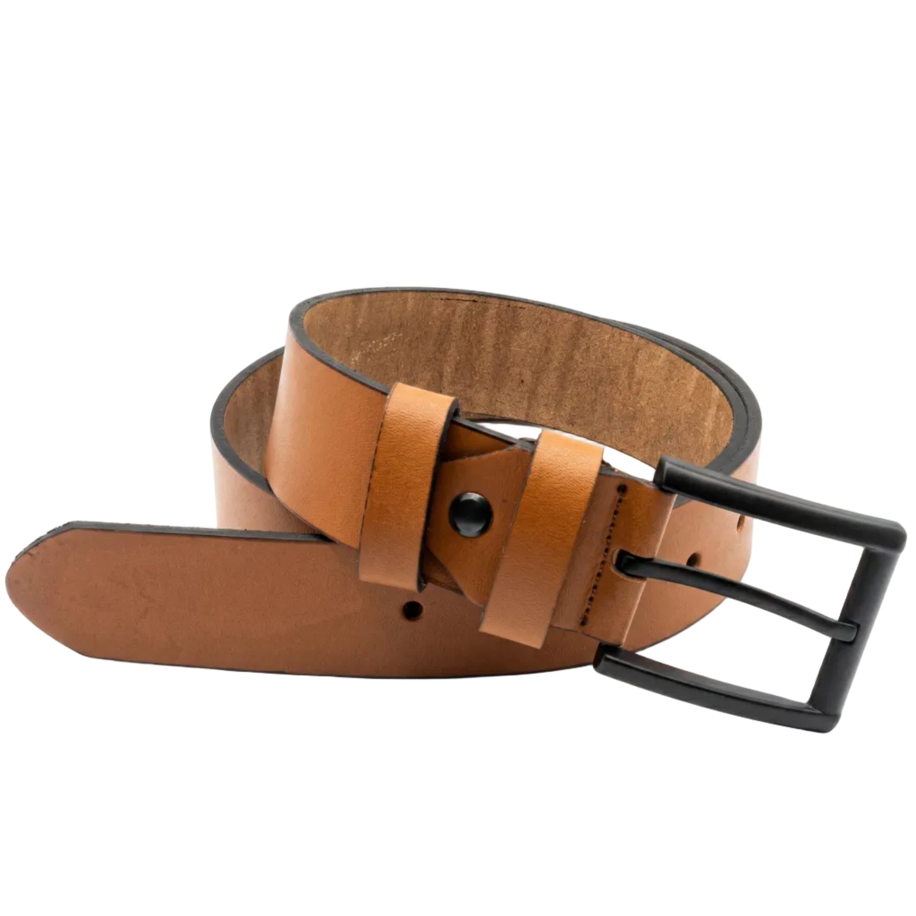 cognac jeans riem - 4cm | 40602-3