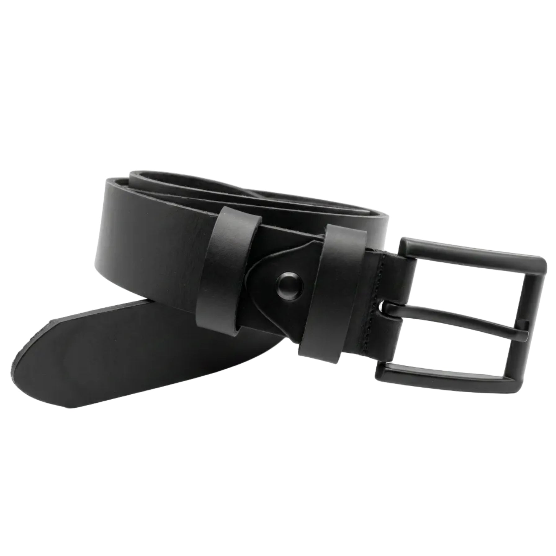 zwart jeans riem - 4cm | 40602-1