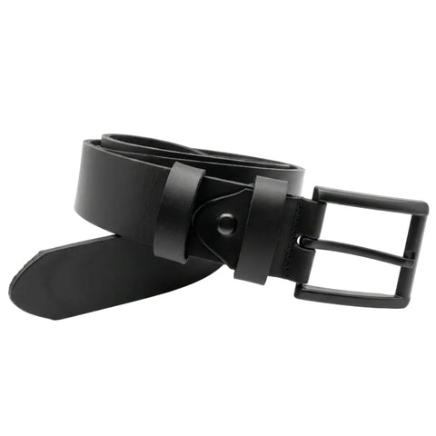 zwart jeans riem - 4cm | 40602-1