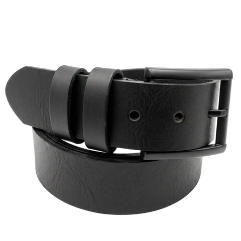 zwart jeans riem - 4cm | 40602-1