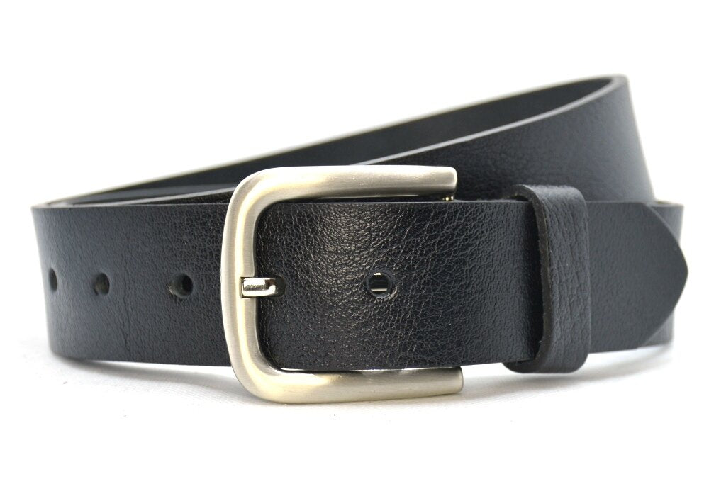 zwart classic jeans riem - 4cm | 40900-1