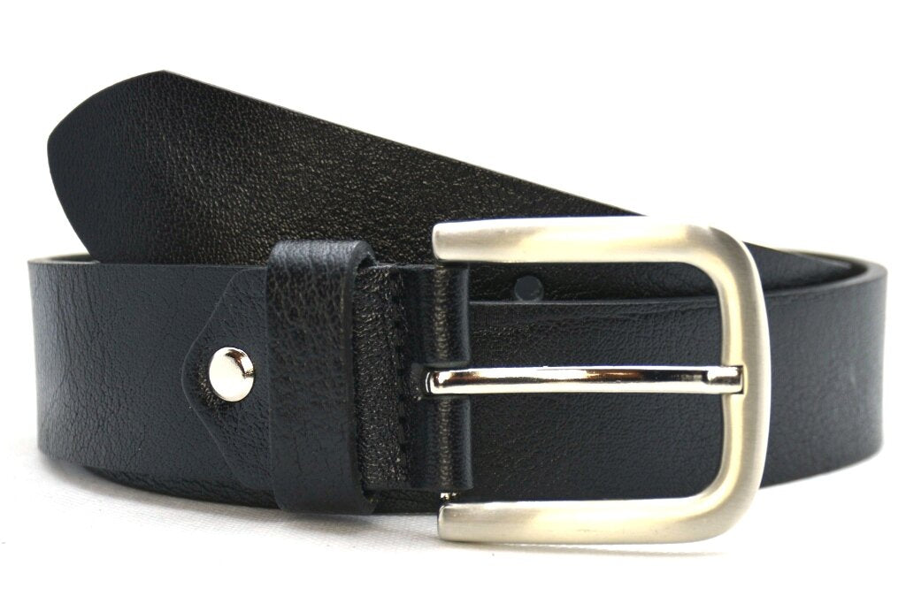 zwart classic jeans riem - 4cm | 40900-1