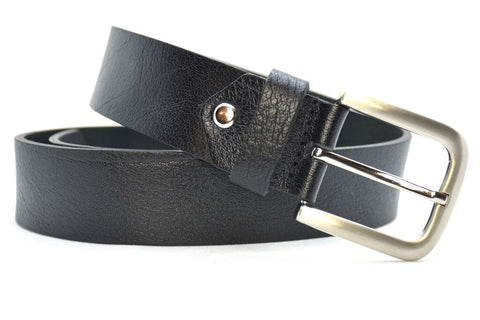 zwart classic jeans riem - 4cm | 40900-1