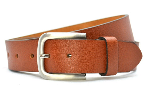 cognac classic jeans riem - 4cm | 40900-3