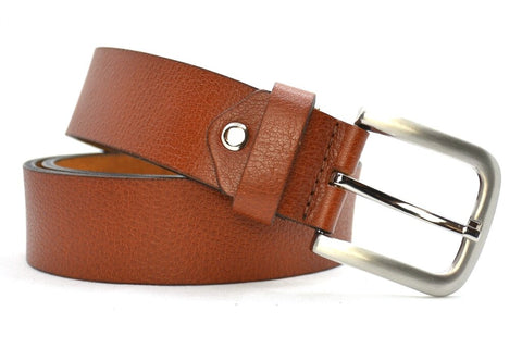 cognac classic jeans riem - 4cm | 40900-3