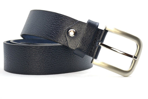 blauw classic jeans riem - 4cm | 40900-6