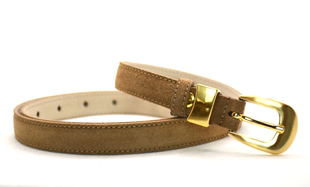zand suède riem - 2cm | 0024-11