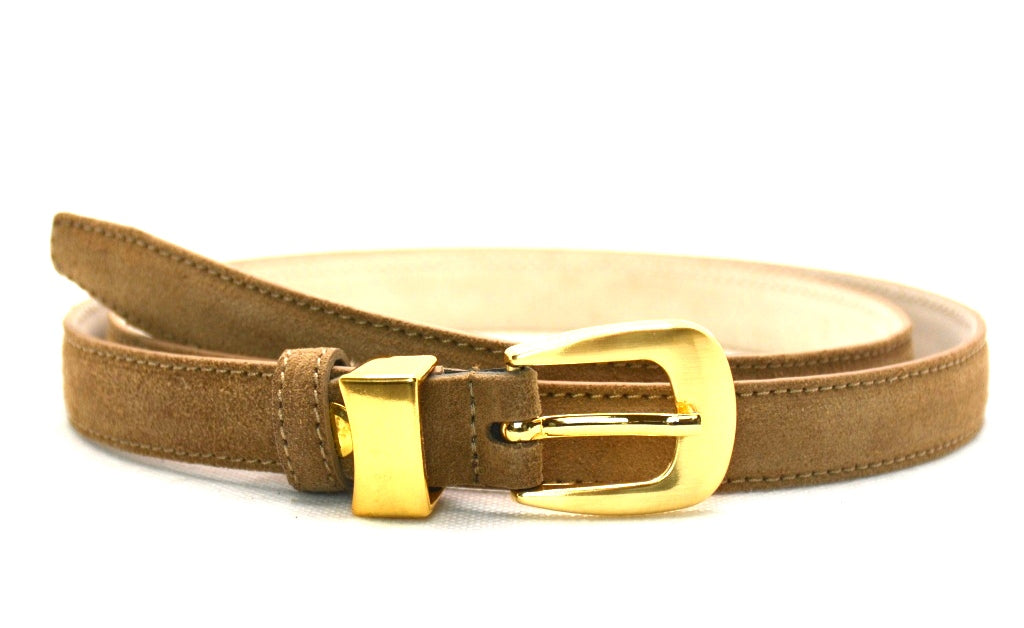 zand suède riem - 2cm | 0024-11