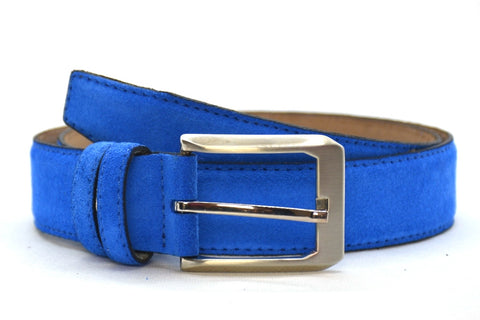 kobalt suède pak riem - 3,5cm | 0004-10