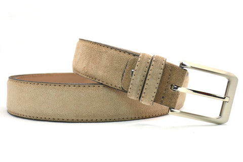 zand suède pak riem - 3,5cm | 0004-5