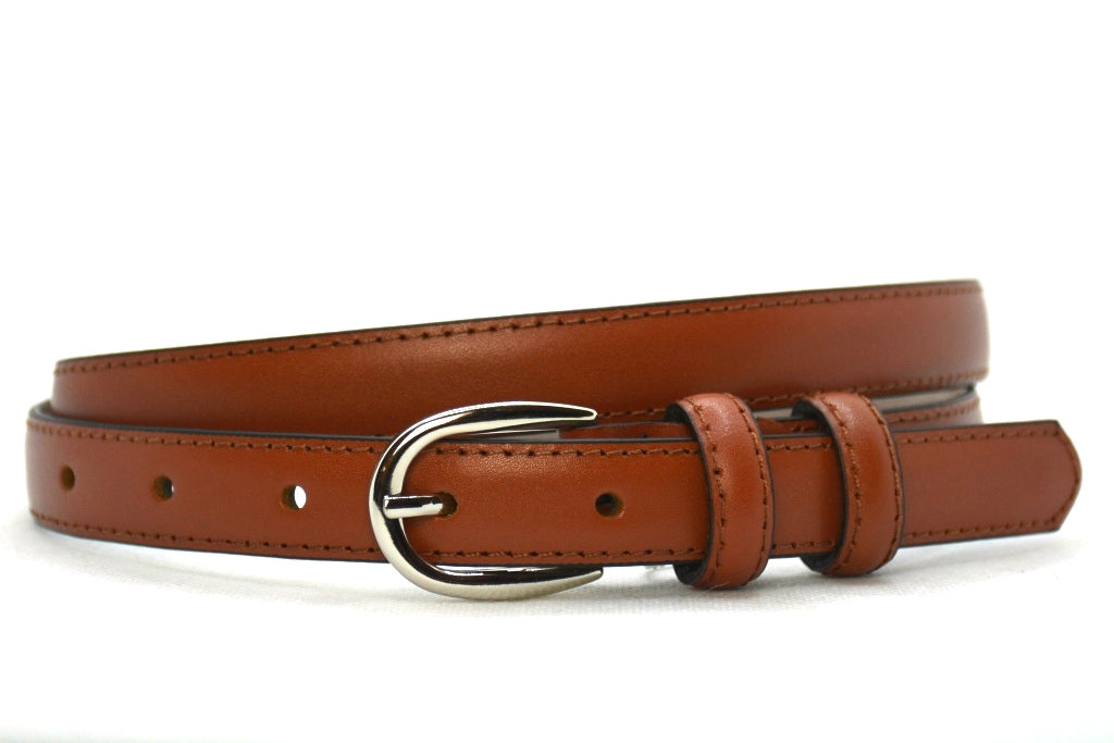 cognac dames riem - 2cm | 0023-3