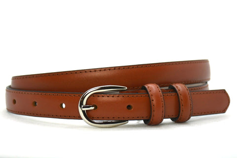 cognac dames riem - 2cm | 0023-3