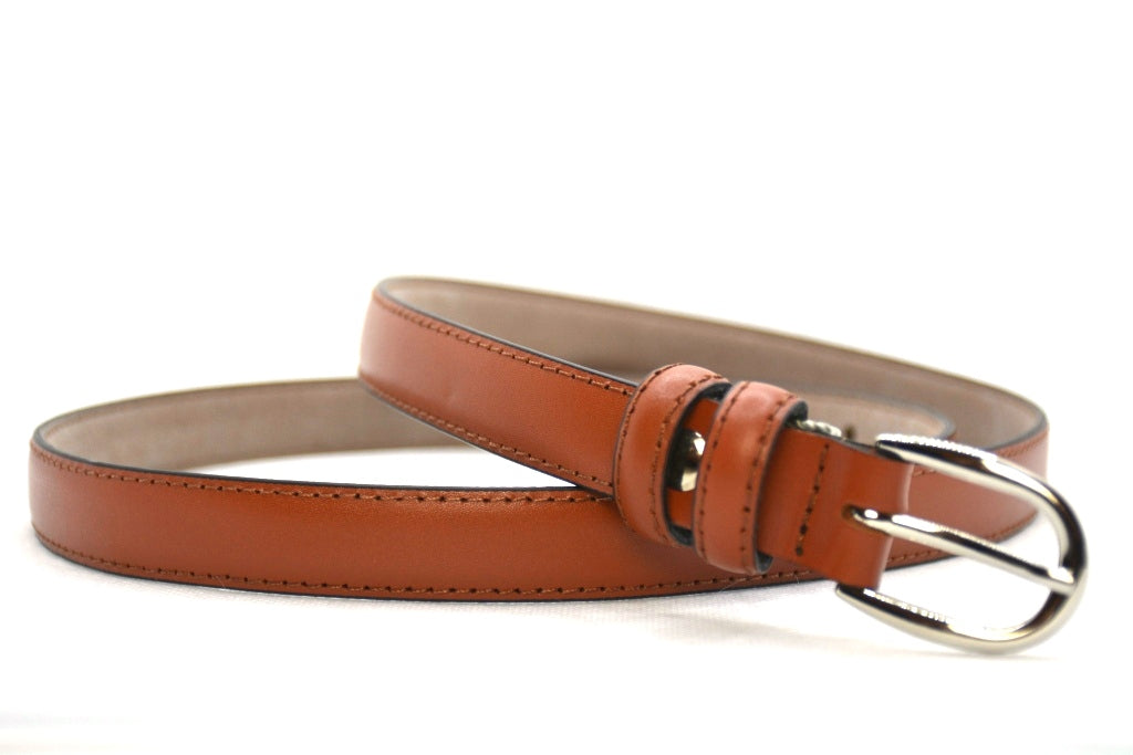 cognac dames riem - 2cm | 0023-3