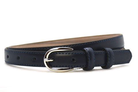 blauw dames riem - 2cm | 0023-6