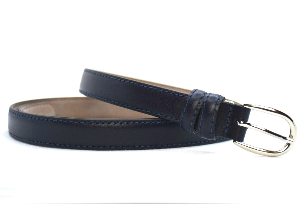 blauw dames riem - 2cm | 0023-6